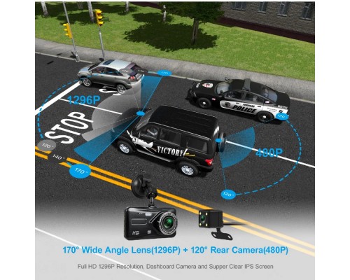 Видеорегистратор Dual Lens Vehicle BlackBOX DVR оптом 
