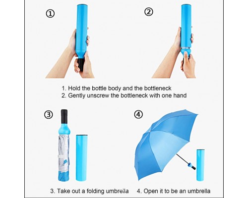 Зонт в виде бутылки оптом