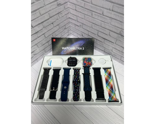 Комплект часы и наушники i20 Ultra 2 Max Suit 10 в 1 оптом 