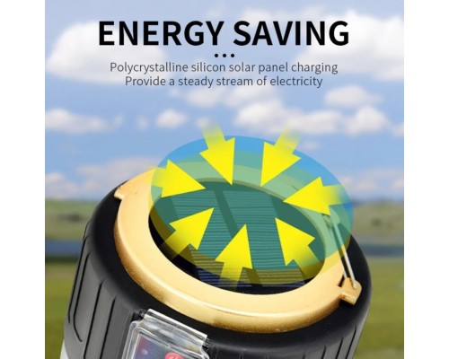 Светодиодная лампа фонарь для кемпинга на солнечной батарее оптом