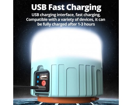 Светодиодная лампа фонарь для кемпинга на солнечной батарее оптом