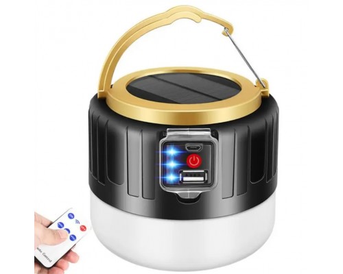 Светодиодная лампа фонарь для кемпинга на солнечной батарее оптом