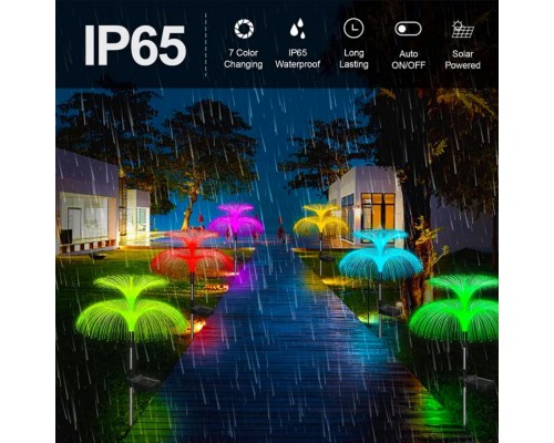 Садовый светильник на солнечной батарее Solar Jellyfish Lights оптом