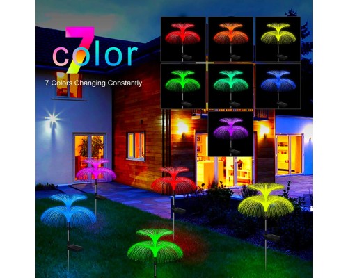 Садовый светильник на солнечной батарее Solar Jellyfish Lights оптом