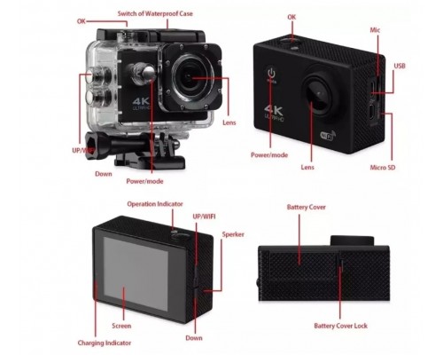 Экшн камера 4K Sports Ultra HD DV оптом