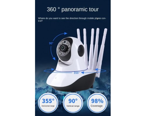 Домашняя Wi-Fi HD камера видеонаблюдения оптом 