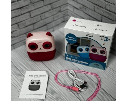 Детский цифровой фотоаппарат с мгновенной печатью оптом