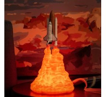 3D ночник Ракета оптом