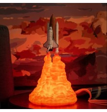 3D ночник Ракета оптом