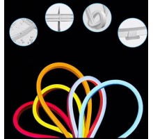 Светодиодная неоновая лента RGBIC 5м оптом