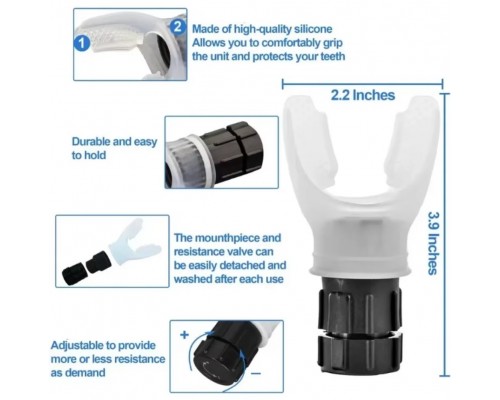 Мундштук дыхательный тренажер для развития легких оптом