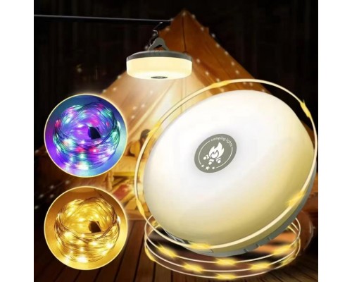 Кемпинговая RGB гирлянда фонарь с зарядкой через USB оптом Кемпинговая RGB гирлянда фонарь с зарядкой через USB оптом