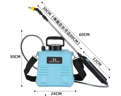 Аккумуляторный опрыскиватель 5л оптом
