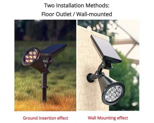 Грунтовый светодиодный светильник на солнечной батарее оптом