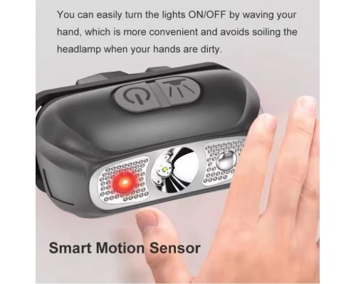 Налобный фонарь с датчиком движения оптом