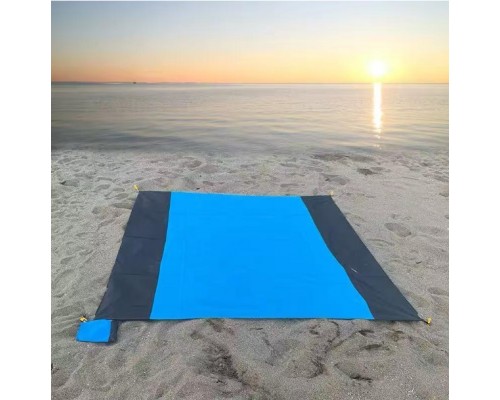 Непромокаемый пляжный коврик для пикника с сумкой чехлом 270х210см оптом