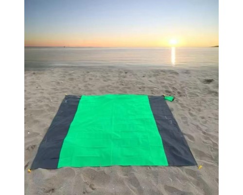 Непромокаемый пляжный коврик для пикника с сумкой чехлом 270х210см оптом
