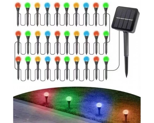 Светильники разноцветные ландшафтные на солнечной батарее оптом