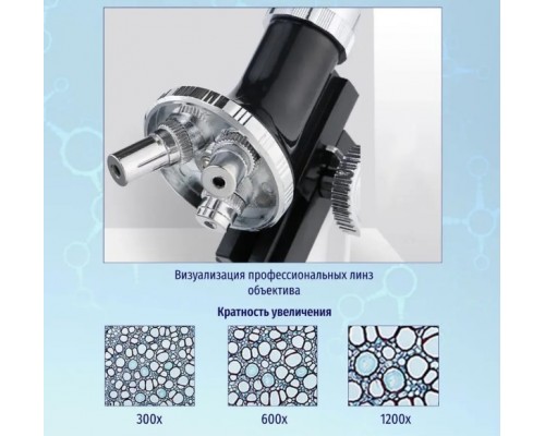 Детский микроскоп в кейсе с набором для опытов оптом