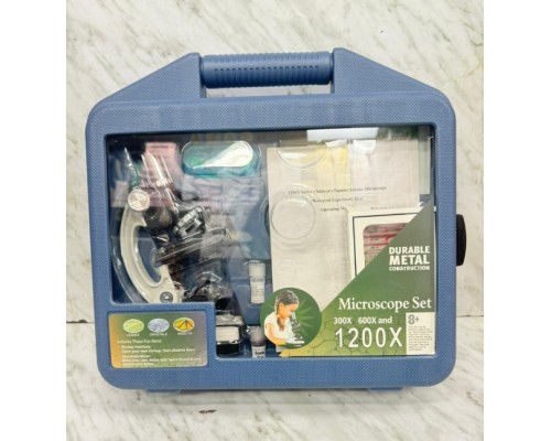 Детский микроскоп в кейсе с набором для опытов оптом