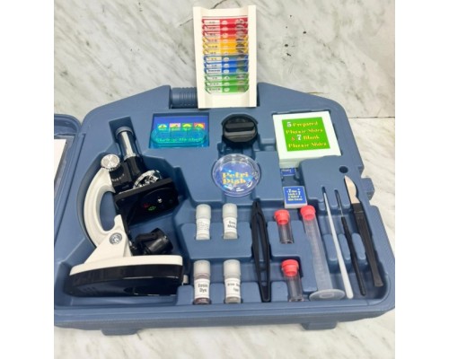 Детский микроскоп в кейсе с набором для опытов оптом