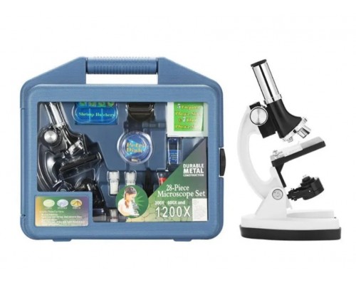 Детский микроскоп в кейсе с набором для опытов оптом
