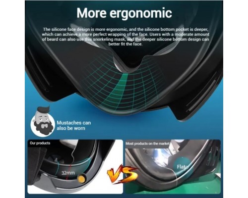 Полнолицевая маска для дайвинга оптом