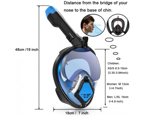 Полнолицевая маска для дайвинга оптом