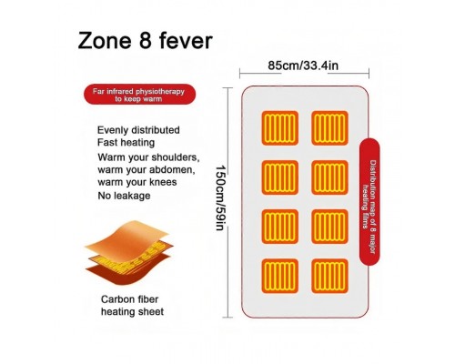 Одеяло-шаль с электрическим обогревом оптом