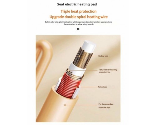 Накидка для стула с подогревом оптом