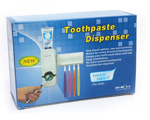 Автоматический дозатор ( диспенсер ) для зубной пасты Toothpaste Dispenser оптом 