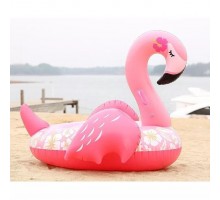 Надувной круг Розовый фламинго 150х105см оптом
