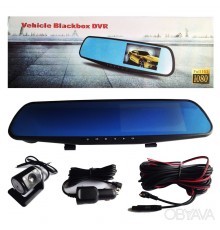 Зеркало-видеорегистратор Vehicle Blackbox DVR оптом