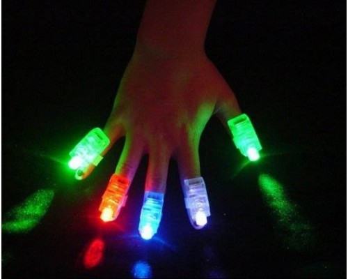 Светящиеся фонарики на пальцы оптом