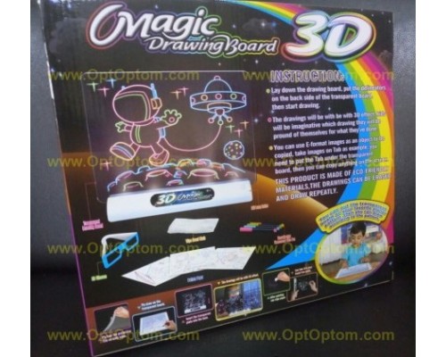 Магическая 3D доска Magic Drawing Board оптом 