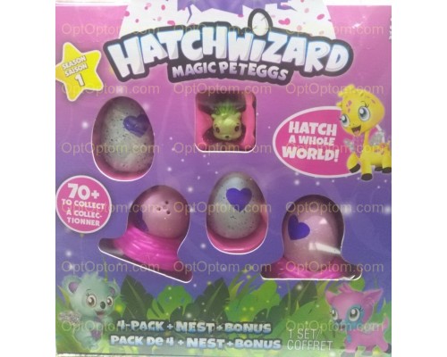Hatchwizard Magic Peteggs c 4мя яйцами оптом