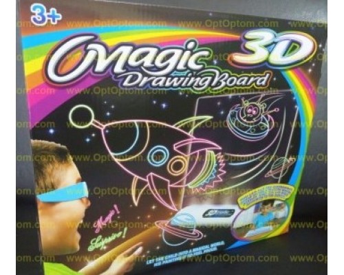 Магическая 3D доска Magic Drawing Board оптом 