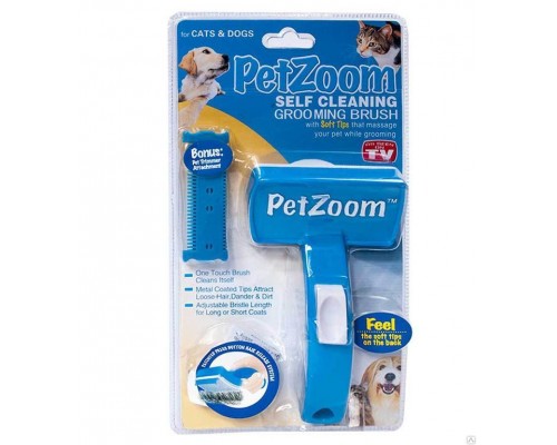 Щетка для вычесывания животных Pet Zoom оптом