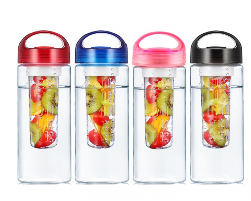 Бутылка со съемным отделом для фруктов BPA Fruit Juice (Tritan Plastic)