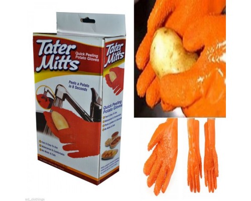Перчатки для чистки молодого картофеля Tater Mitts