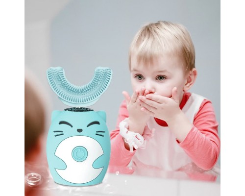Детская автоматическая ультразвуковая зубная щетка-капа оптом