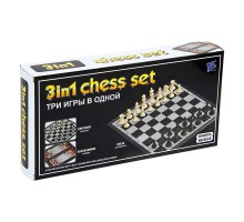 Настольная магнитная игра 3 в 1 шахматы шашки нарды оптом