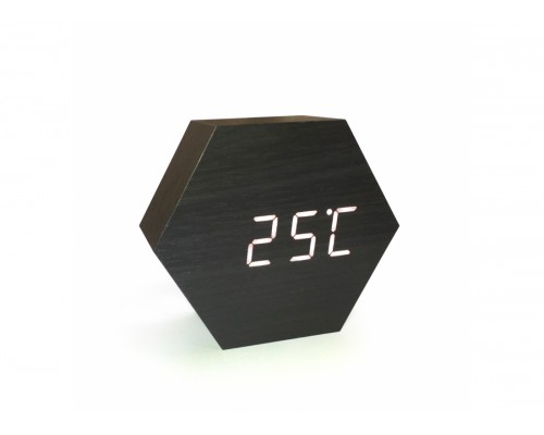 Электронные деревянные часы LED WOODEN CLOCK VST-876 оптом