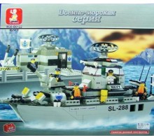 Аналог LEGO Корабль Sl-288 Военно морская серия 449 деталей оптом