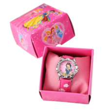 Детские наручные часы Принцессы дисней в коробке оптом