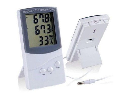 Цифровой термометр с гигрометром KZ-016 TA318