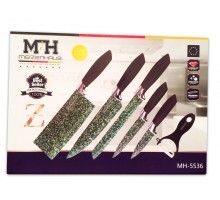 Набор из 6 ножей Meizenhaus MH-5536 из малахита оптом