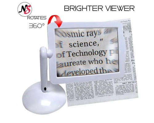 Лупа Bright Viewer с подсветкой на подставке оптом