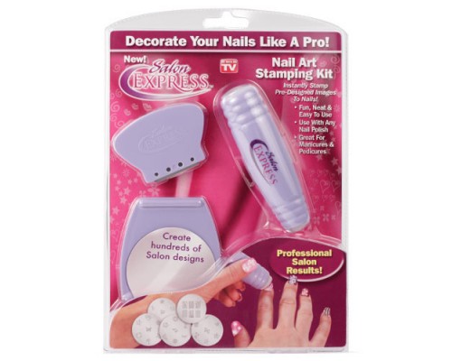 Набор для росписи (печати) ногтей  Salon Express Decorate Your Nails Like A Pro оптом