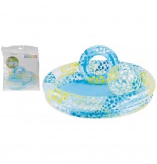 Бассейн детский надувной с мячом и кругом звездочки Intex Stargaze pool set оптом